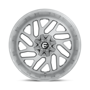 Fuel Offroad D715 TRITON PLATINUM Brushed Gun Metal Tinted Clear 20x12 -43 8x165.1mm 125.1mm - Wheelwiz