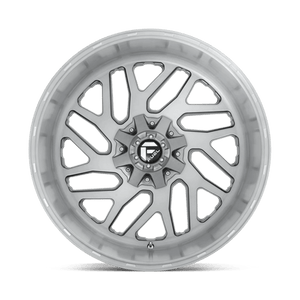 Fuel Offroad D715 TRITON PLATINUM Brushed Gun Metal Tinted Clear 22x12 -43 8x170mm 125.1mm - WheelWiz