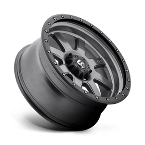 Fuel Offroad D552 TROPHY Matte Gun Metal Black Bead Ring 17x8.5 -6 5x114.3mm 72.6mm - WheelWiz