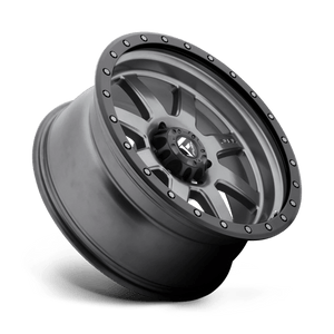 Fuel Offroad D552 TROPHY Matte Gunmetal Black Bead Ring 18x9 +20 8x180mm 124.2mm - Wheelwiz
