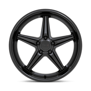 TSW LAUNCH Matte Black W/ Gloss Black Lip 19x8.5 +40 5x114.3mm 76.1mm - Wheelwiz