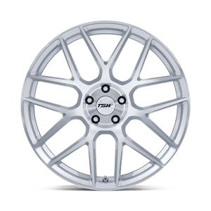 TSW TW002 LASARTHE Gloss Silver Machined 22x9 +27 5x112mm 66.6mm