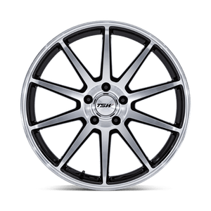 TSW TW004 CANARD Gloss Black W/ Machined Face 19x9.5 +40 5x114.3mm 72.6mm - Wheelwiz