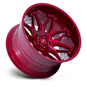 Tuff T3B Candy Red 20x12 -45 5x127mm 71.5mm - Wheelwiz