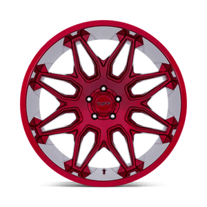 Tuff T3B Candy Red 20x12 -45 5x127mm 71.5mm - Wheelwiz
