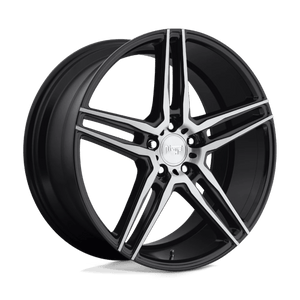 Niche M169 TURIN Matte Black Machined 19x8.5 +45 5x114.3mm 72.6mm - WheelWiz