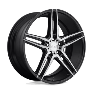 Niche M169 TURIN Matte Black Machined 20x9 +35 5x114.3mm 72.6mm - WheelWiz