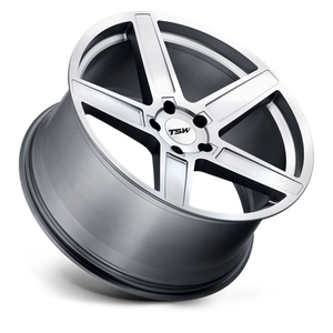 TSW ASCENT Matte Titanium Silver 20x8.5 +35 5x120mm 76.1mm - Wheelwiz