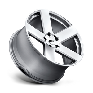 TSW BRISTOL Silver W/ Mirror Cut Face 18x9.5 +20 5x114.3mm 76.1mm