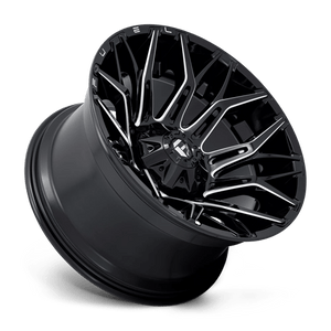 Fuel Offroad D769 TWITCH Glossy Black Milled 22x12 -44 8x170mm 125.1mm - Wheelwiz