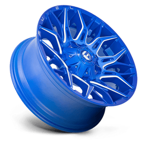 Fuel Offroad D770 TWITCH Anodized Blue Milled 20x9 +1 5x114.3|5x127mm 78.1mm - Wheelwiz