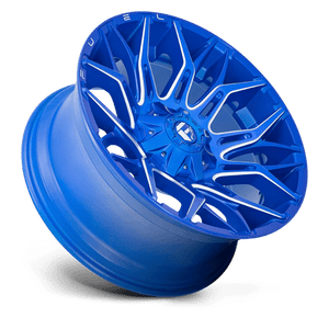 Fuel Offroad D770 TWITCH Anodized Blue Milled 22x10 -18 8x170mm 125.1mm - Wheelwiz