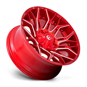 Fuel Offroad D771 TWITCH Candy Red Milled 22x10 -18 8x165.1mm 125.1mm - Wheelwiz