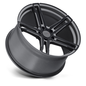 TSW MECHANICA Matte Gunmetal W/ M-black Face 20x8.5 +40 5x114.3mm 76.1mm