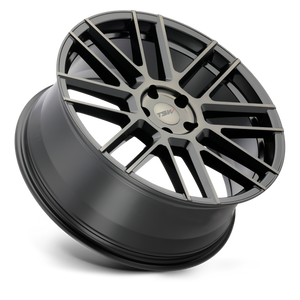 TSW MOSPORT Matte Black W/ Mach Dark Face 20x10 +40 5x114.3mm 76.1mm