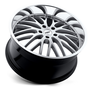 TSW SNETTERTON Hyper Silver W/ Mirror Cut Lip 18x8 +40 5x108mm 72.1mm - Wheelwiz