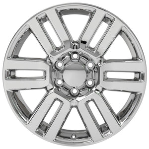 OE Wheels Replica TY10 Chrome 20x7.0 +15 6x139.7mm 106.1mm