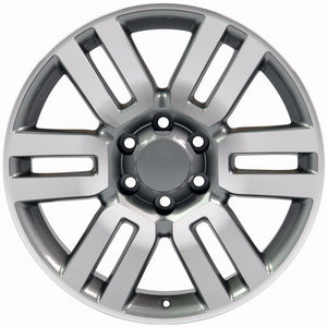 OE Wheels Replica TY10 Gunmetal Machined 20x7.0 +15 6x139.7mm 106.0mm