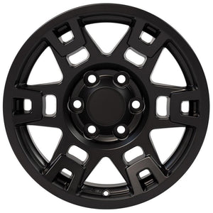 OE Wheels Replica TY16 Matte Black 17x7.0 +4 6x139.7mm 106.0mm - Wheelwiz