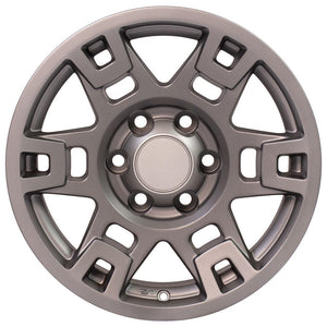 OE Wheels Replica TY16 Satin Graphite 17x7.0 +4 6x139.7mm 106.0mm - Wheelwiz