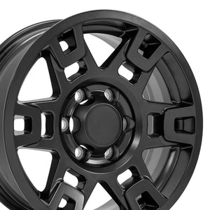 OE Wheels Replica TY16B Matte Black 17x7.0 +4 6x139.7mm 106.1mm - Wheelwiz