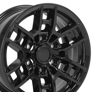 OE Wheels Replica TY17 Gloss Black 16x7.0 +13 6x139.7mm 106.1mm - Wheelwiz