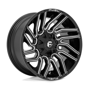Fuel Offroad D773 TYPHOON Gloss Black Milled 20x10 -18 6x135|6x139.7mm 106.1mm - Wheelwiz