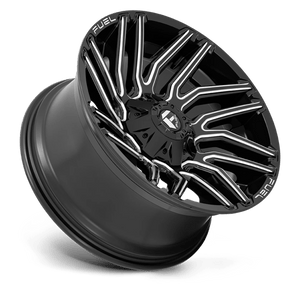 Fuel Offroad D773 TYPHOON Gloss Black Milled 20x10 -18 6x135|6x139.7mm 106.1mm - Wheelwiz