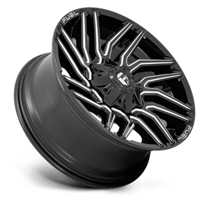 Fuel Offroad D773 TYPHOON Gloss Black Milled 20x10 -18 8x180mm 124.2mm - Wheelwiz