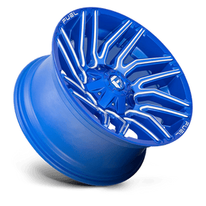 Fuel Offroad D774 TYPHOON Anodized Blue Milled 20x10 -18 6x135|6x139.7mm 106.1mm - Wheelwiz