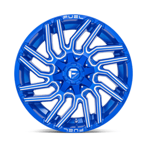 Fuel Offroad D774 TYPHOON Anodized Blue Milled 20x10 -18 6x135|6x139.7mm 106.1mm - Wheelwiz
