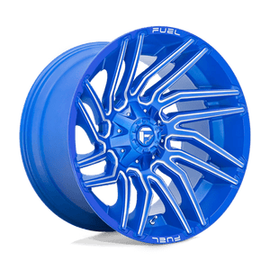 Fuel Offroad D774 TYPHOON Anodized Blue Milled 22x12 -44 5x114.3|5x127mm 78.1mm - Wheelwiz