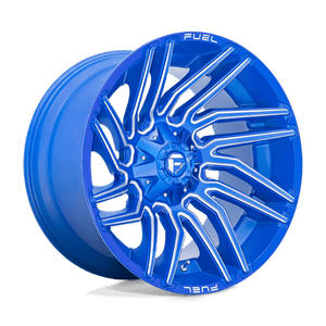 Fuel Offroad D774 TYPHOON Anodized Blue Milled 22x12 -44 5x139.7|5x150mm 110.1mm - Wheelwiz