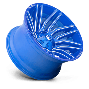 Fuel Offroad D774 TYPHOON Anodized Blue Milled 22x12 -44 5x114.3|5x127mm 78.1mm - Wheelwiz