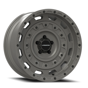 Vision Wheel 403 Thrashed Gun Metal 17x10 -32 5x139.7mm 108mm - Wheelwiz