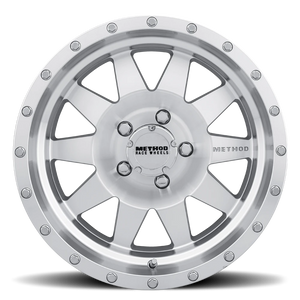 Method Race Wheels The Standard MR301 Machined W/ Clear Coat 17x9 -12 5x139.7mm 108mm - Wheelwiz