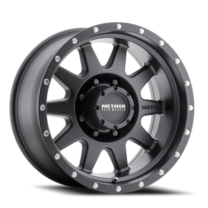 Method Race Wheels The Standard MR301 Matte Black 20x9 +18 8x170mm 130.81mm - Wheelwiz