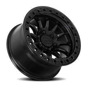 Lock Offroad Trail Matte Black W/ Gloss Black Ring 20x9 +20 5x127mm 71.5mm