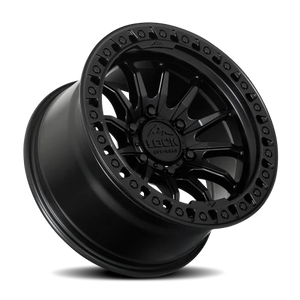 Lock Offroad Trail Matte Black W/ Matte Black Ring 20x9 +1 8x165.1mm 125.2mm