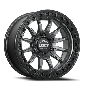 Lock Offroad Trail Matte Grey W/ Ma 20x9 +1 5x127mm 71.5mm