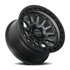 Lock Offroad Trail Matte Grey W/ Ma 20x9 +1 5x127mm 71.5mm