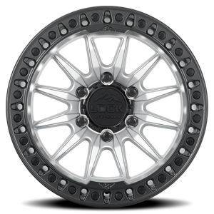 Lock Offroad Trail Matte Silver W/ Ma 20x9 +20 5x127mm 71.5mm