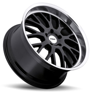 TSW TREMBLANT Gloss Black W/ Mirror Cut Lip 20x8.5 +35 5x112mm 72.1mm - Wheelwiz