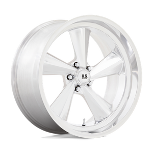 US MAG U135 TS Polished 22x10.5 0 5x120.65mm 72.6mm