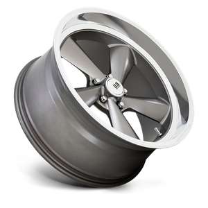 US MAG U137 TS Anthracite W/ Diamond Cut Lip 22x10.5 0 5x120.65mm 72.6mm
