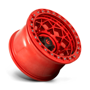 Fuel Offroad D121 UNIT BEADLOCK Candy Red 17x9 -15 6x139.7mm 106.1mm - Wheelwiz