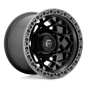 Fuel Offroad D783 UNIT UTV Matte Black W/ Gunmetal Ring 15x7 +10 4x156mm 132mm - Wheelwiz