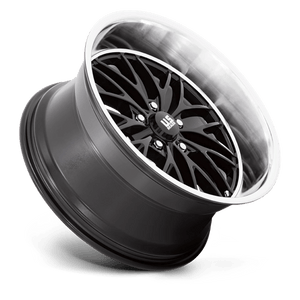 US MAG U138 SANTA CRUZ Gloss Black W/ Diamond Cut Lip 20x10 +6 5x120.65mm 72.6mm