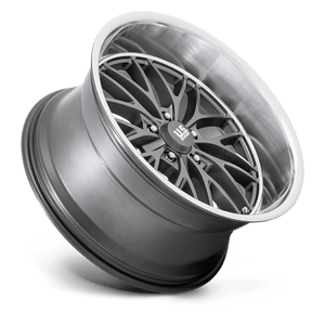 US MAG U139 SANTA CRUZ Anthracite W/ Diamond Cut Lip 20x10 +6 5x120.65mm 72.6mm - Wheelwiz