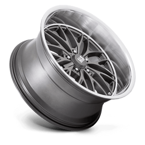 US MAG U139 SANTA CRUZ Anthracite W/ Diamond Cut Lip 20x8.5 +6 5x120.65mm 72.6mm - Wheelwiz